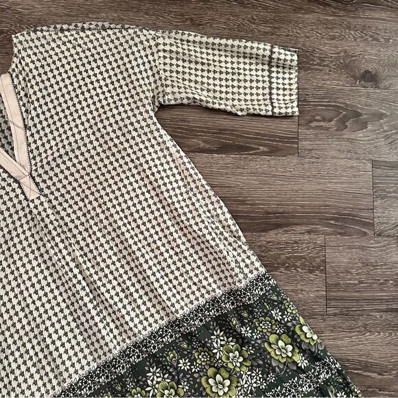 Burning Torch Jade Silk Midi Dress - Picture 4 of 10